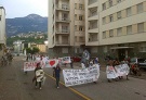 Protesta animalista a Trento